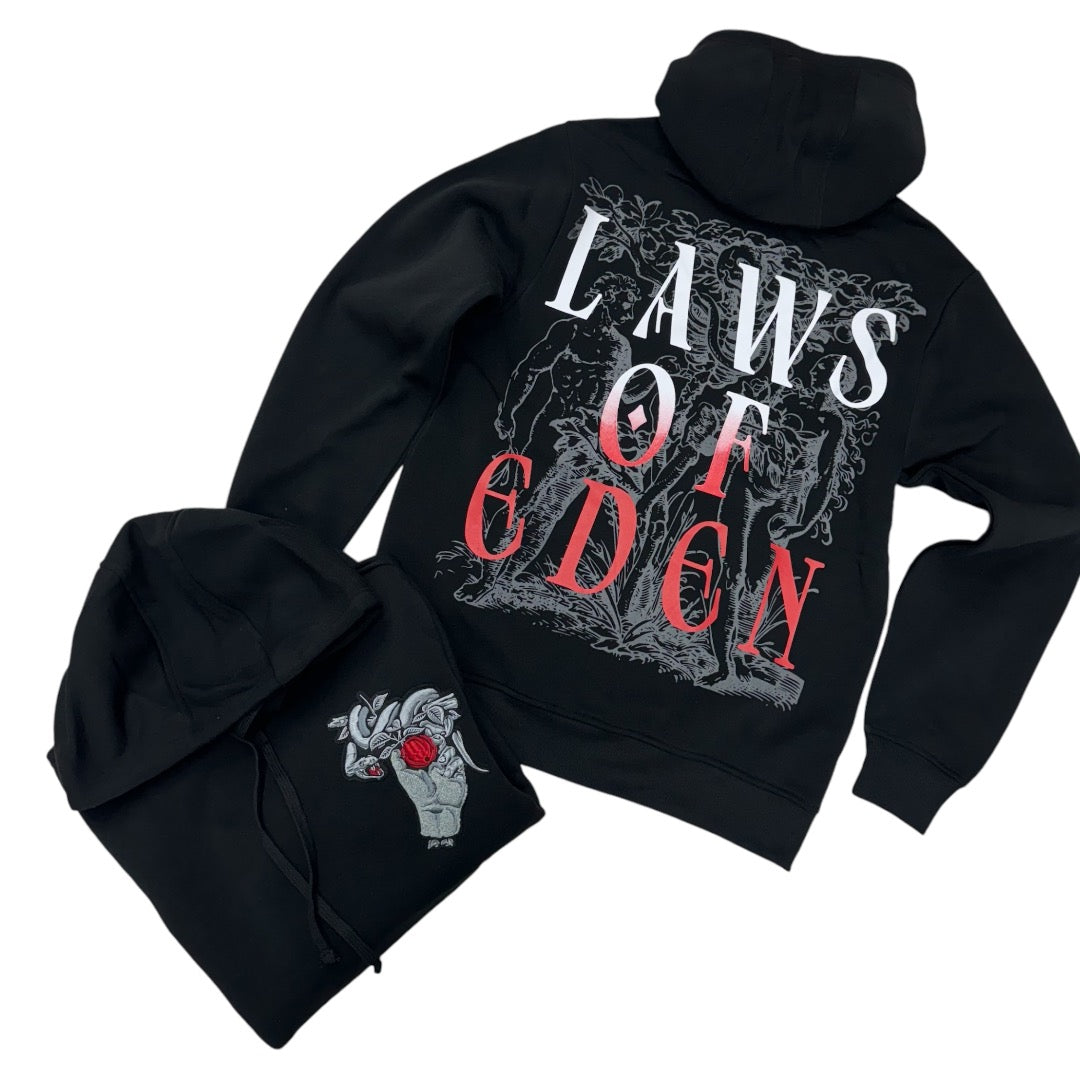 Laws Of Eden Hoodie Black 323