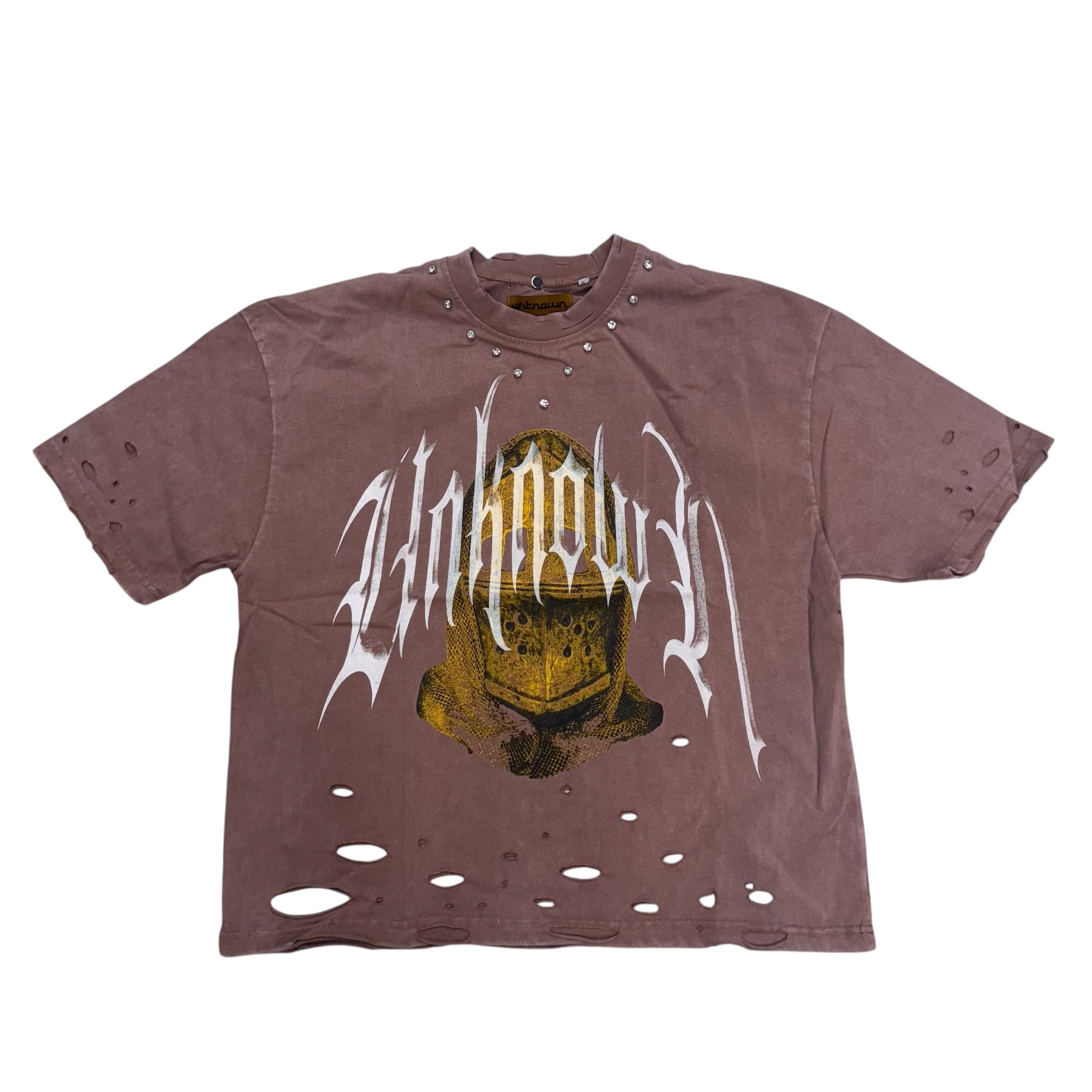 Unknown Rhinestone Heavy Weight T-Shirt Acorn 4314
