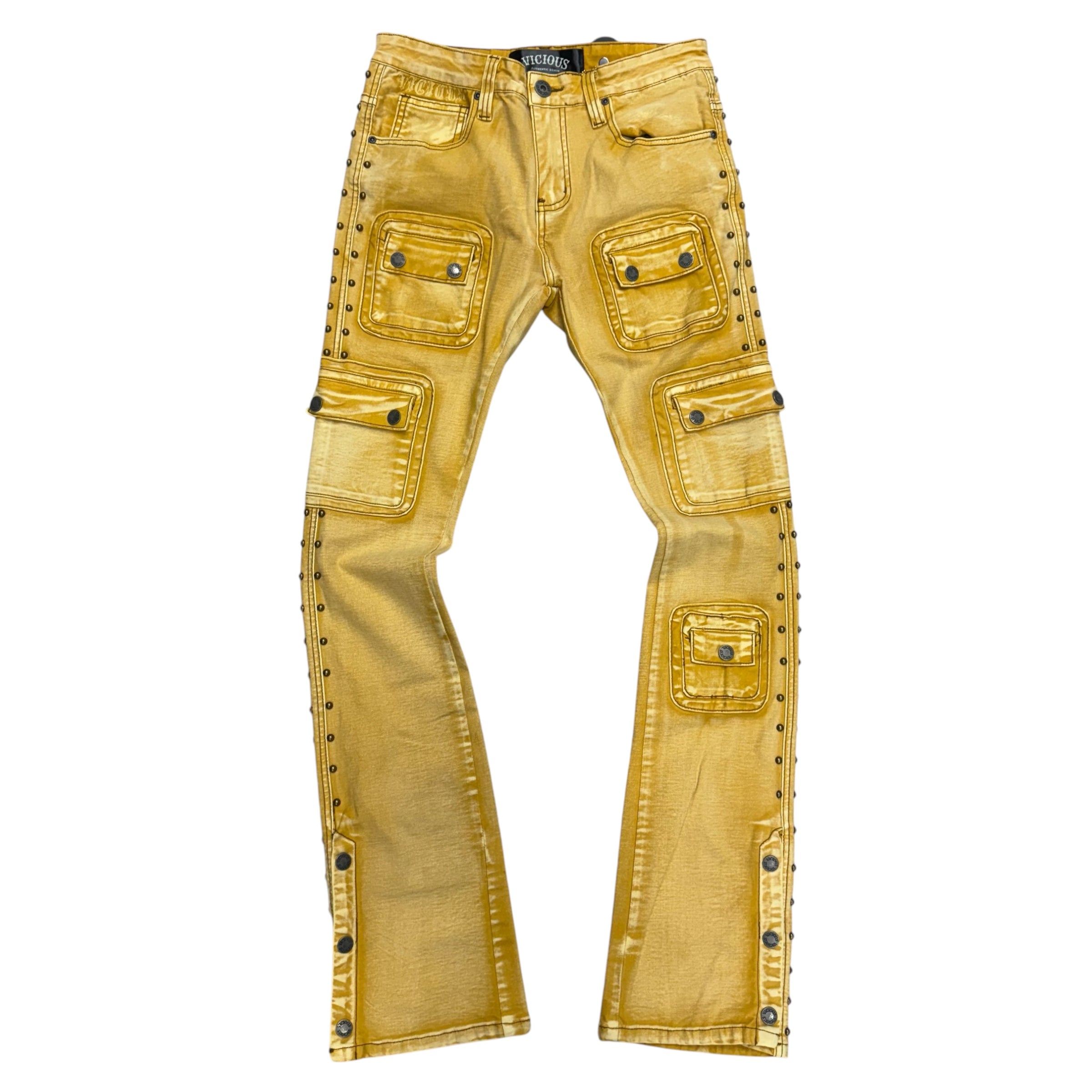 Vicious Stacked Studded Warrior Denim Branch VC671