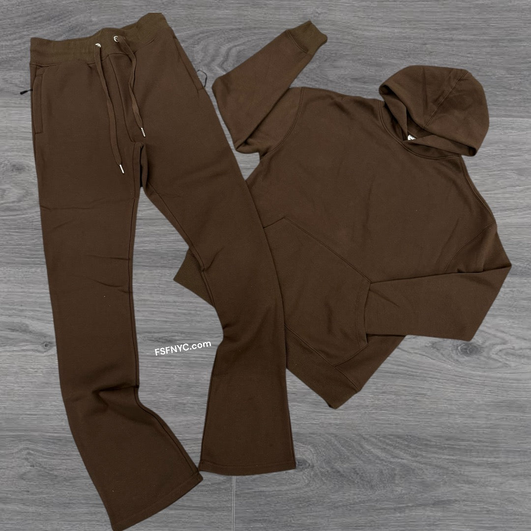 Narr STACKED UpTown Sweat Suit Brown 1081