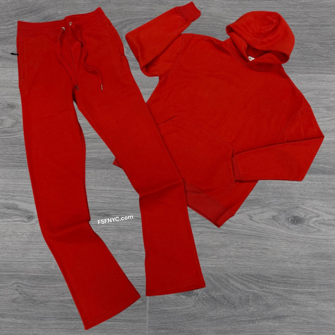 Narr STACKED UpTown Sweat Suit Red 1081