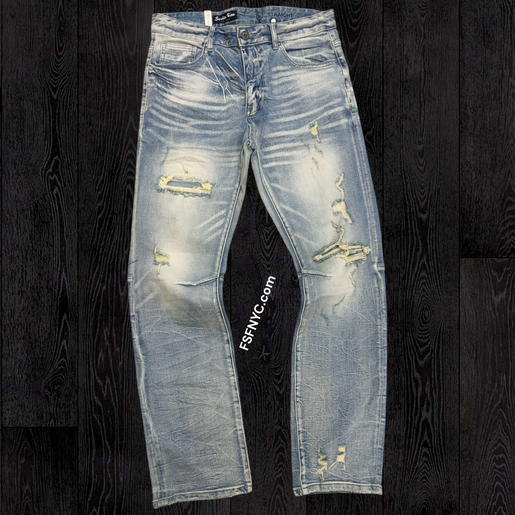 Rise - wisker effect Denim - Lil.Blu - 25508