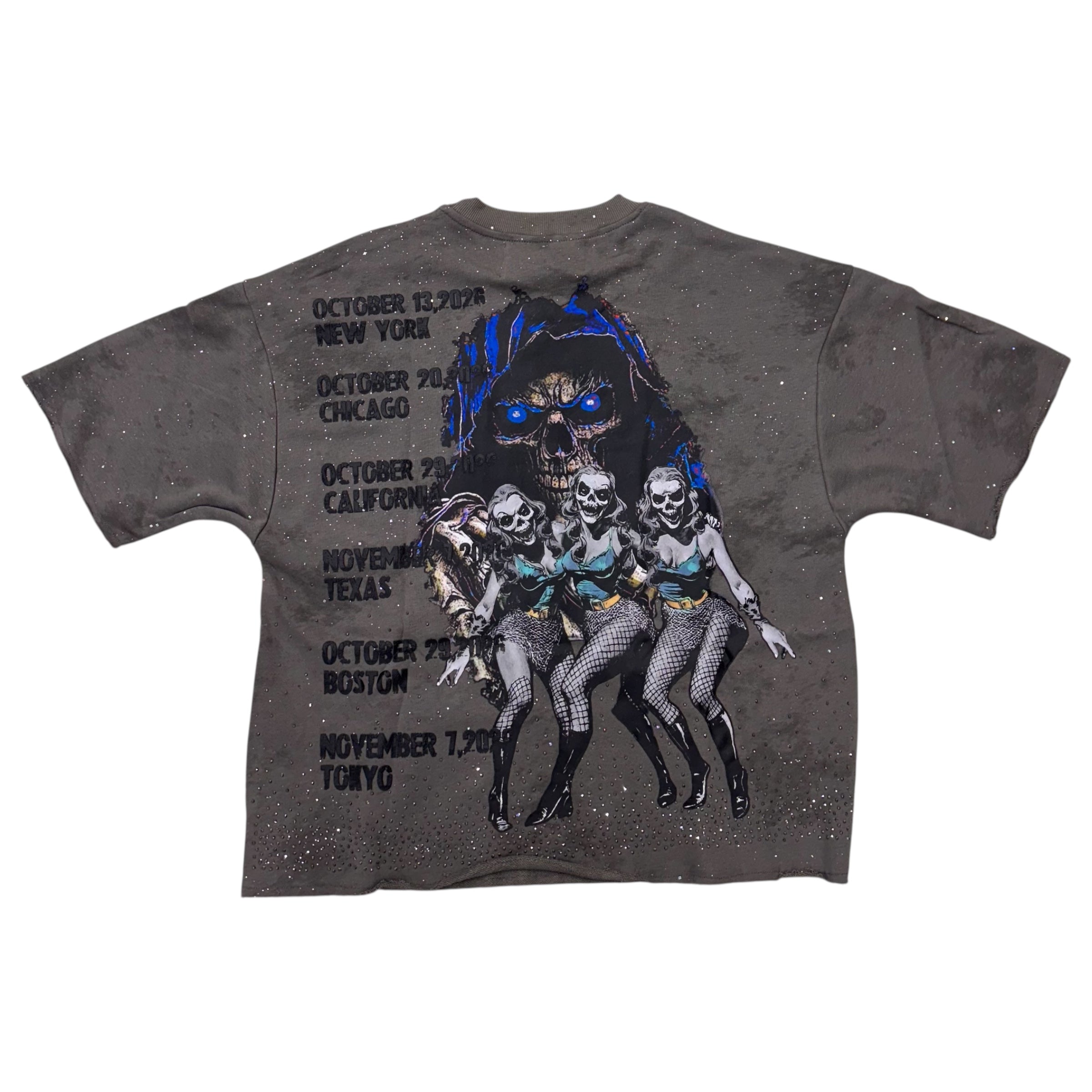 Gray No Cry Eyes Printed T-Shirt（Brooch Not Included） Oneohtrix Point Never Replica T-shirt - Etsy