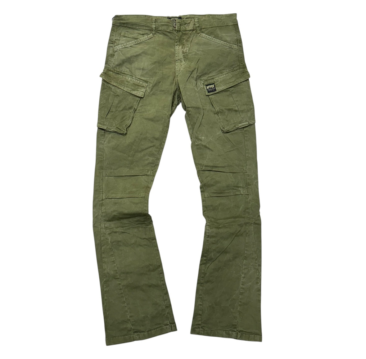 APPRV - Flare Cargo Pants - Olive
