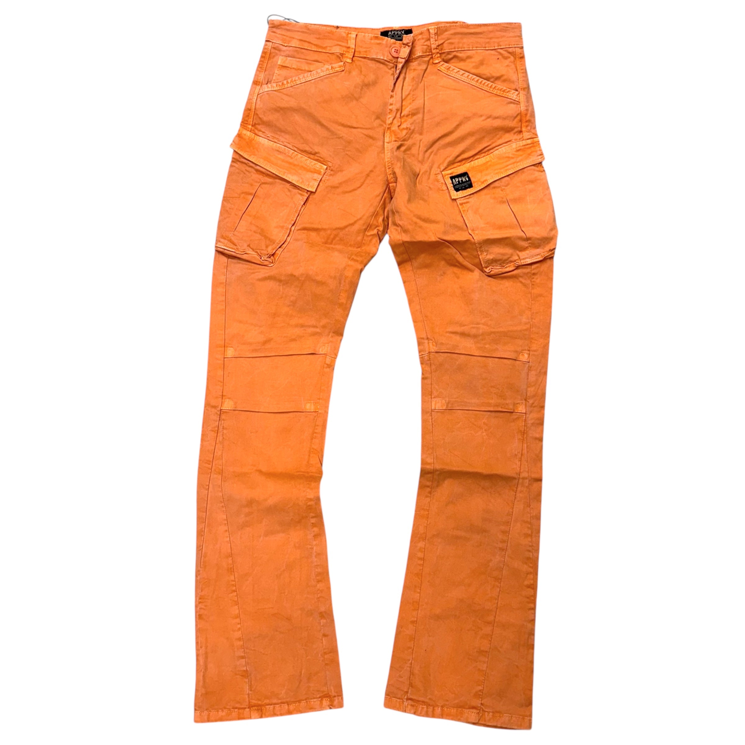 APPRV - Flare Cargo Pants - Peach