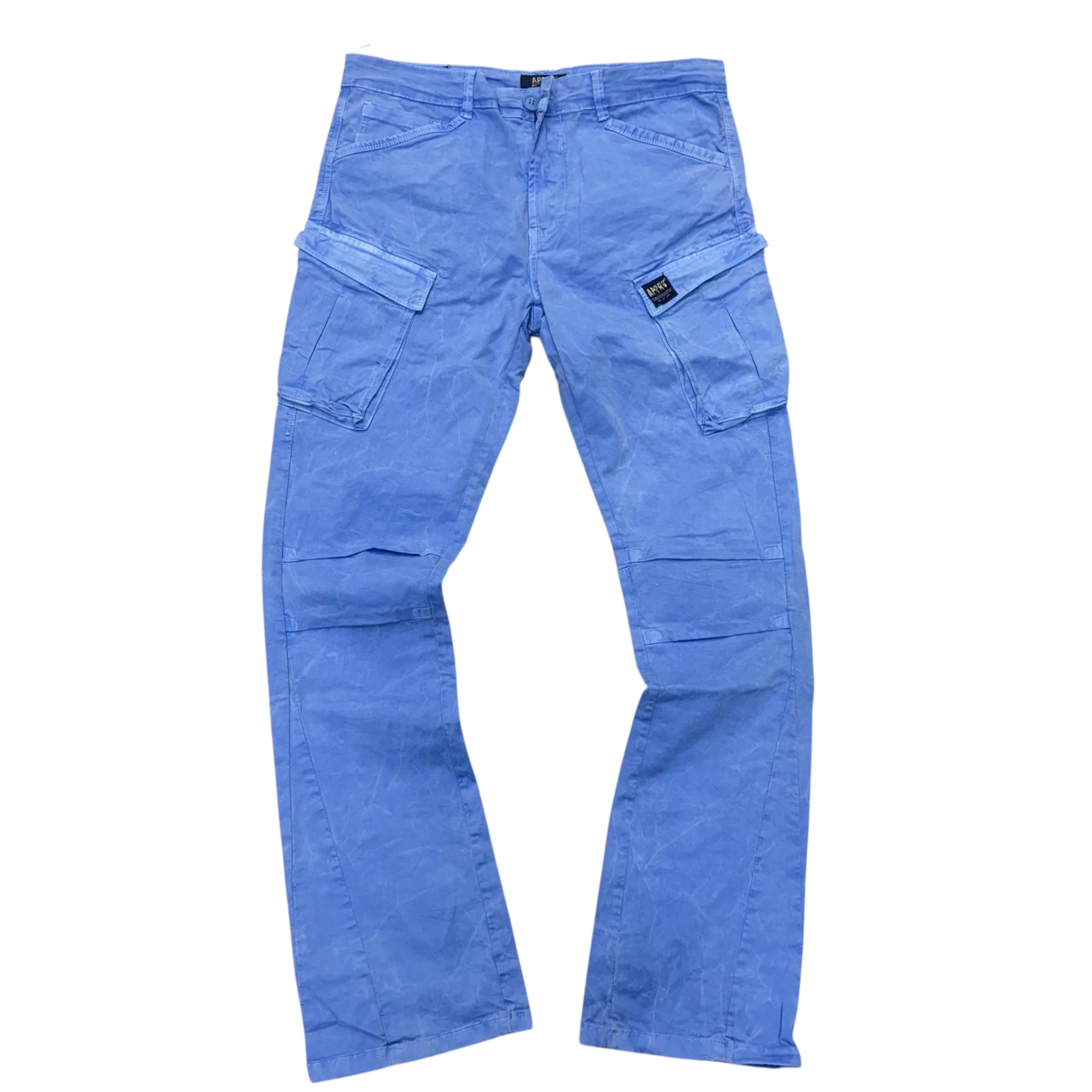 APPRV - Flare Cargo Pants - Sky Blue
