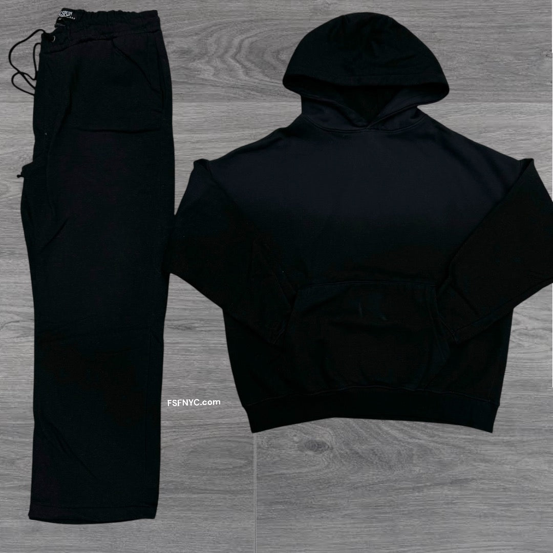 Oversize Sweat Suit Fade Black 311 411