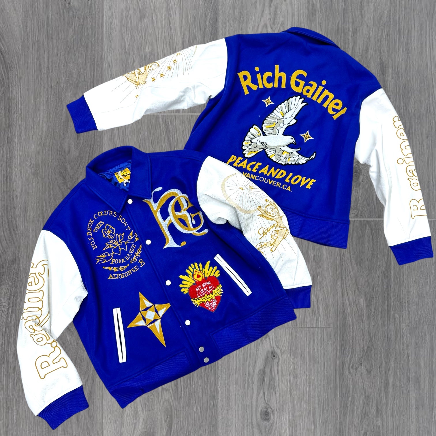 RhichGainer - Varsity Jacket - Royal - R24J243