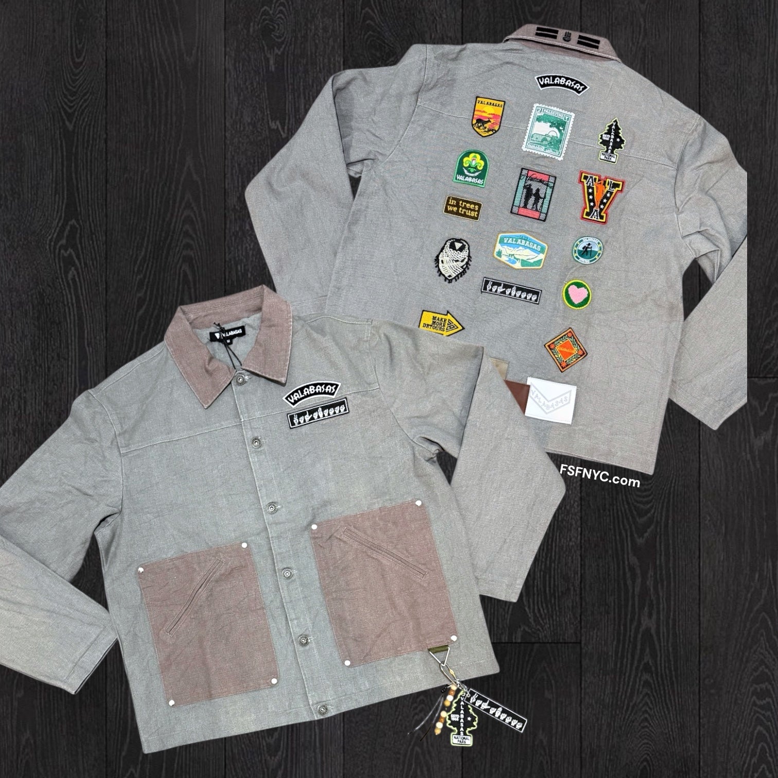 Valabasas - Ironwood Canvas Jacket - Grey - 1059