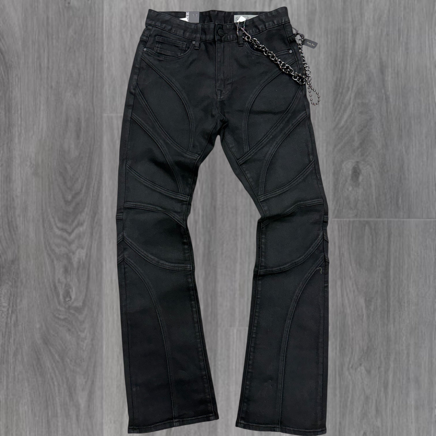 Rise - Panels 3D  Denim - G.Black - S418