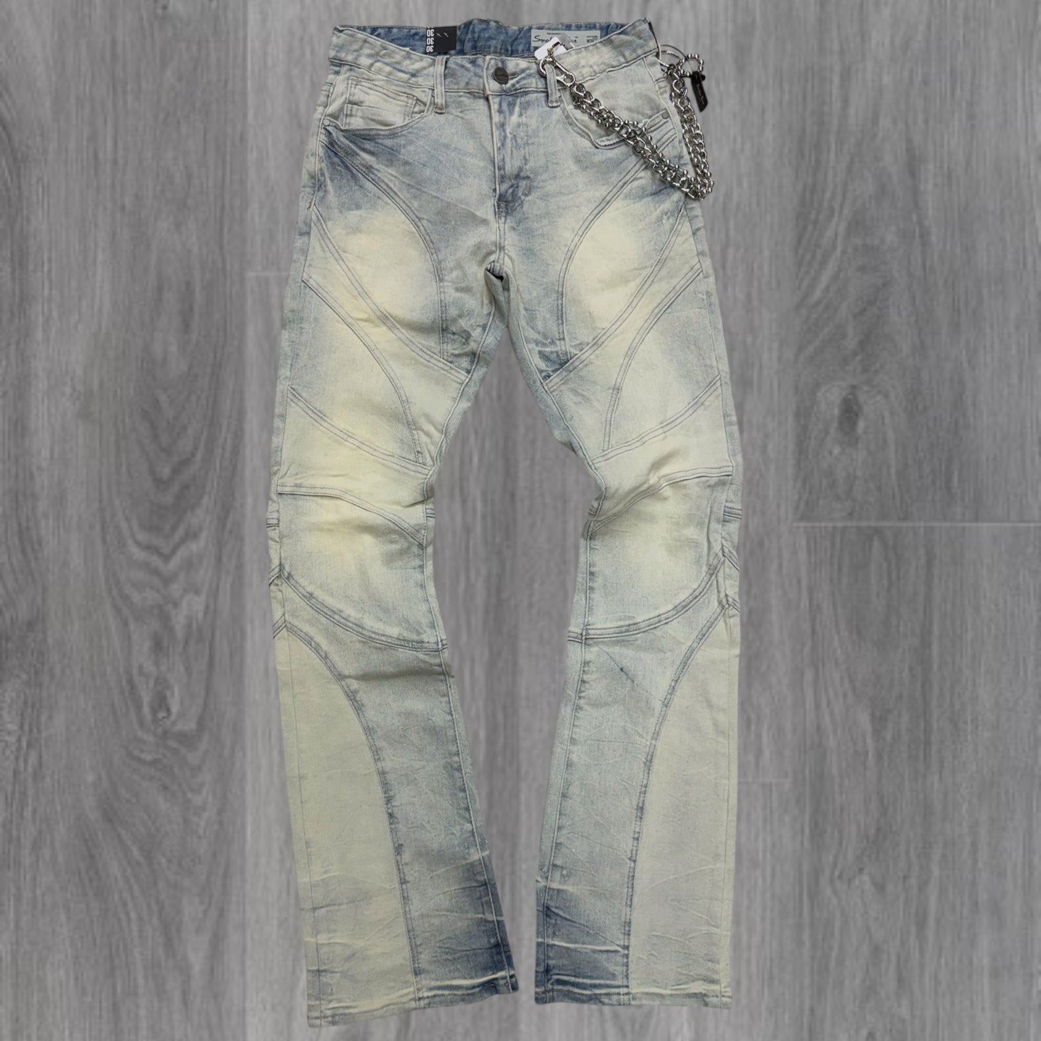 Rise - Panels 3D  Denim - N.Blue  - S418