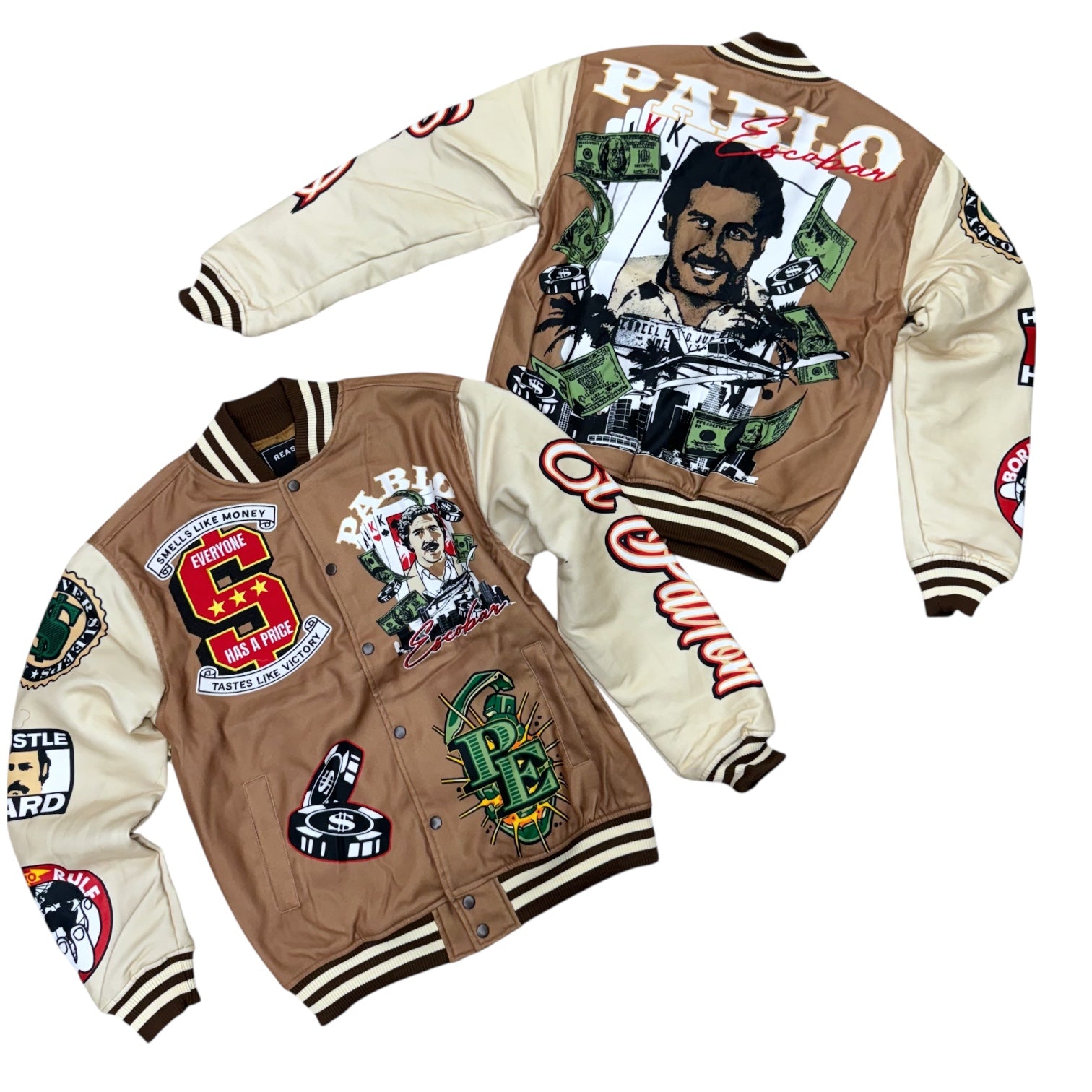Reason - Pablo Light Weight Suede Jacket - Khaki