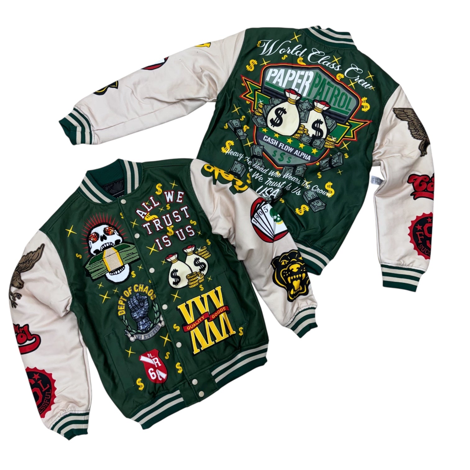 Reason - Trust Is us Light Weight Suede Jacket - Green