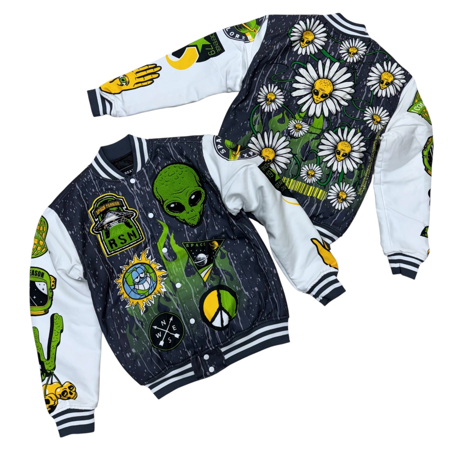 Reason - space Light Weight Suede Jacket - Grey Green