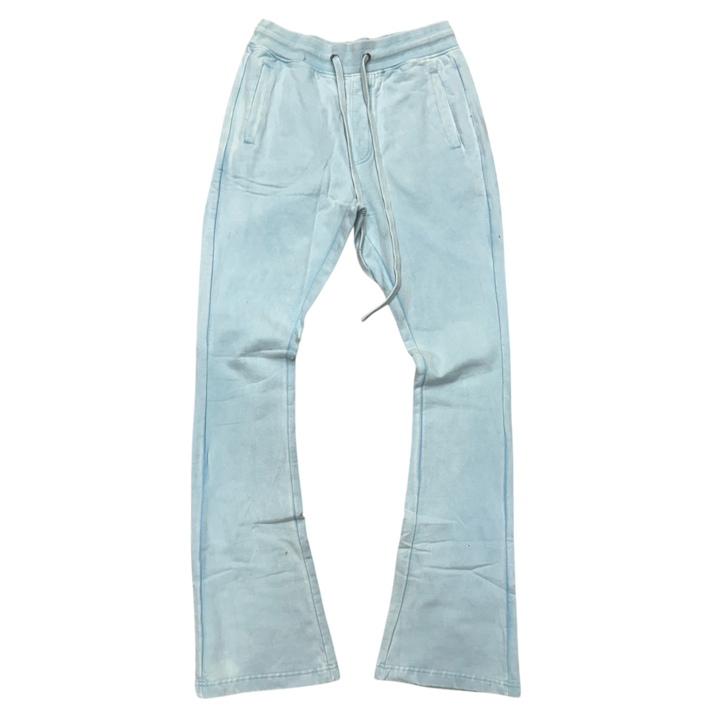 RS Stacked Acid Wash Sweats Sky Blue 401