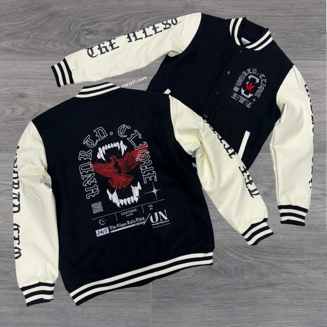 The Clique jacket Black Cream 4910