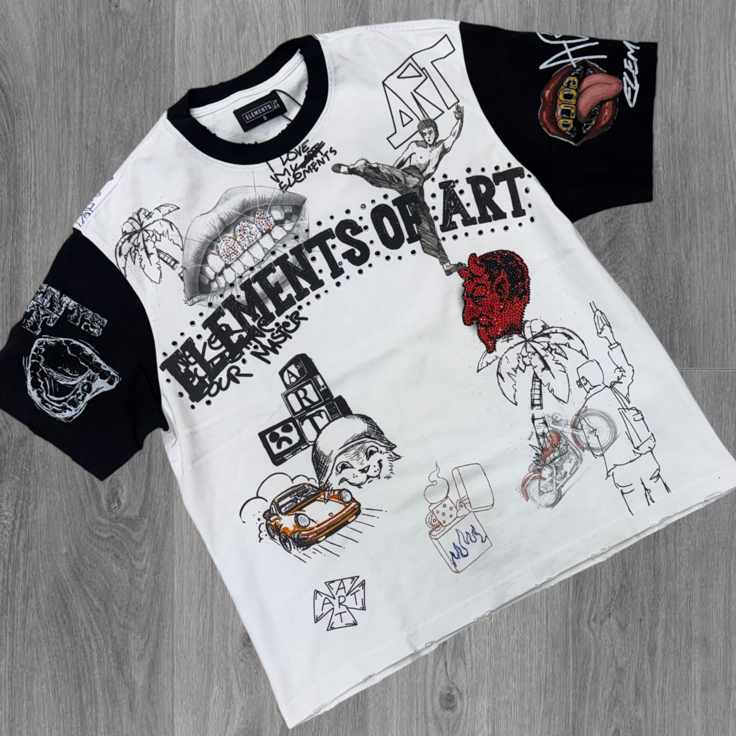 Elements  - Manifesto  Tee - white