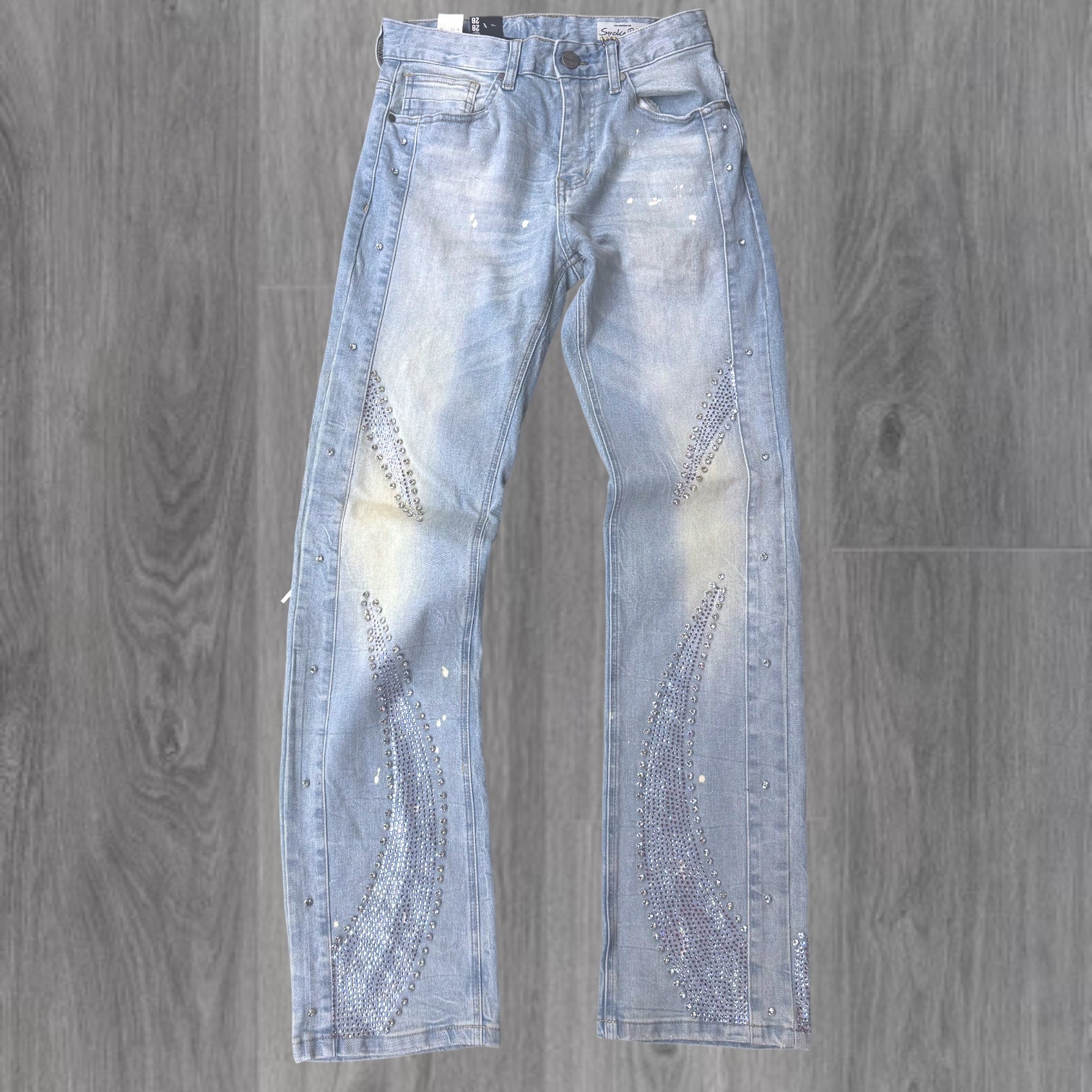 Rise - Crystal/Rhinestone Denim - Hop.Blue - S449
