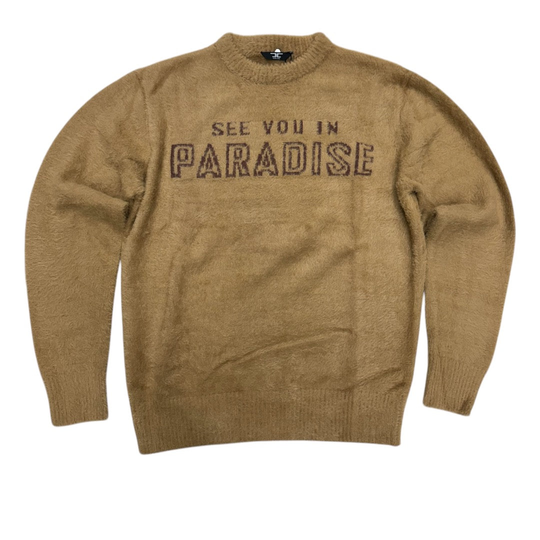 JC Mohair see you in Paradise Sweater Camel 3979