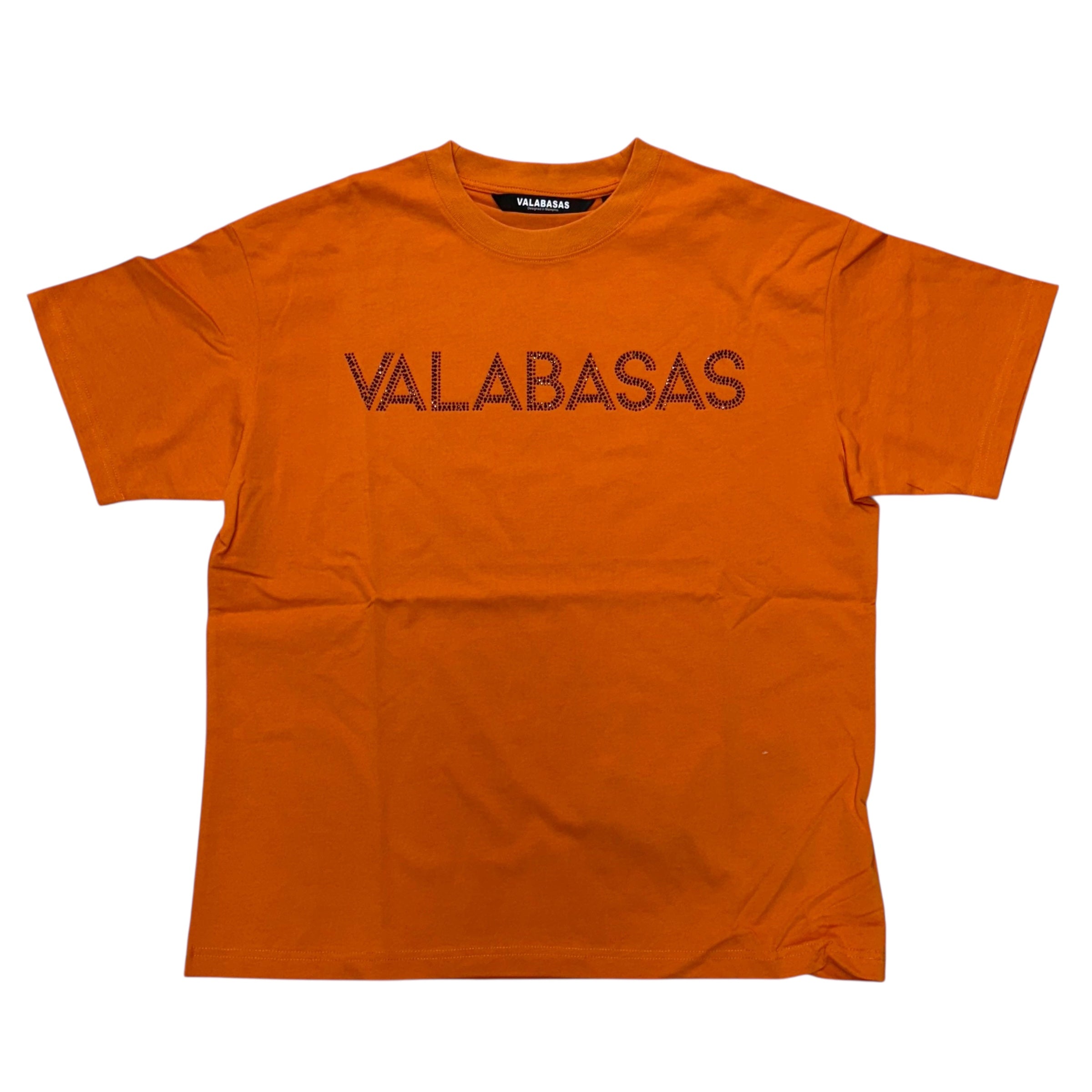 Valabasas Rhinestone Temptation T-Shirt Orange 1032