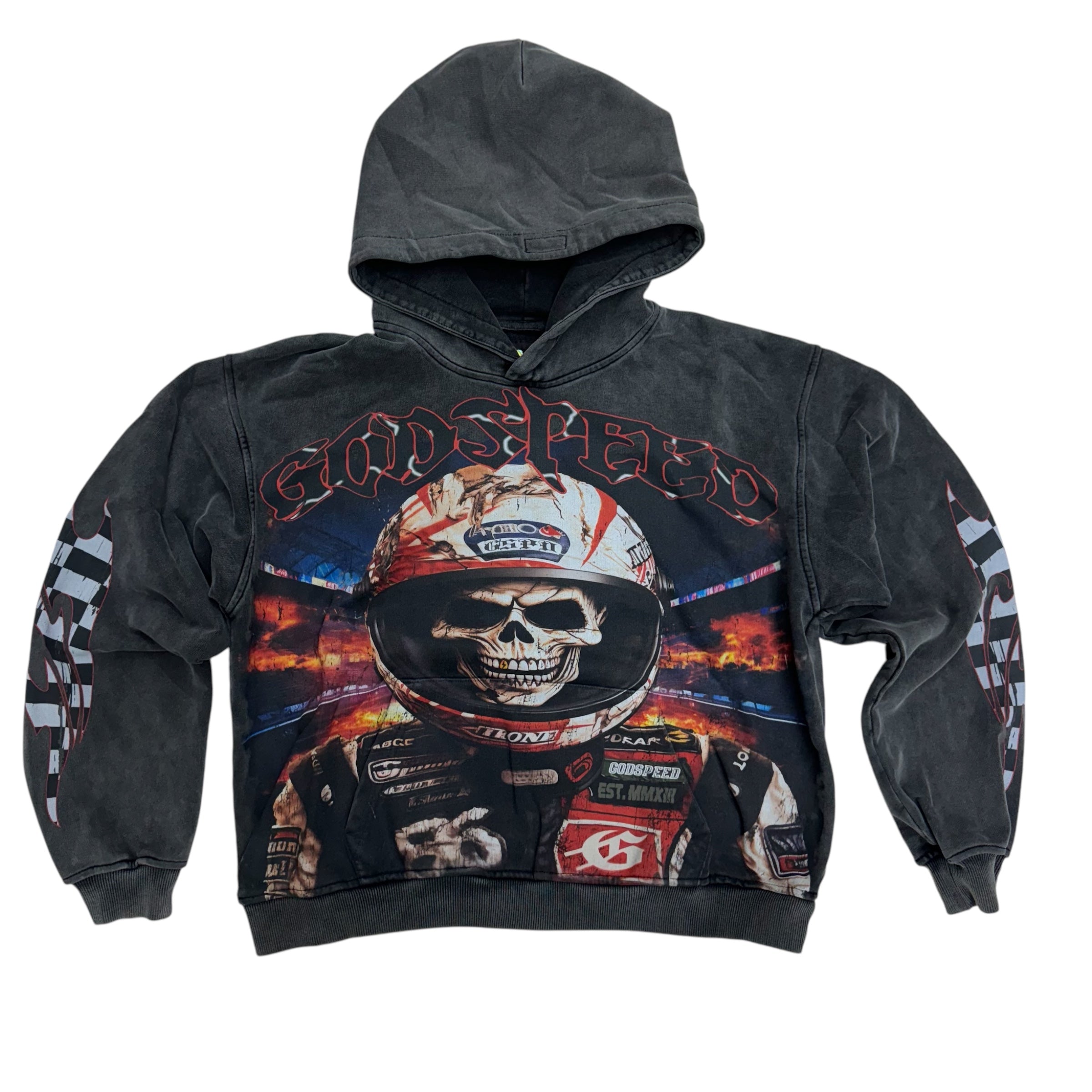 Godspeed Race Hoodie Charcoal