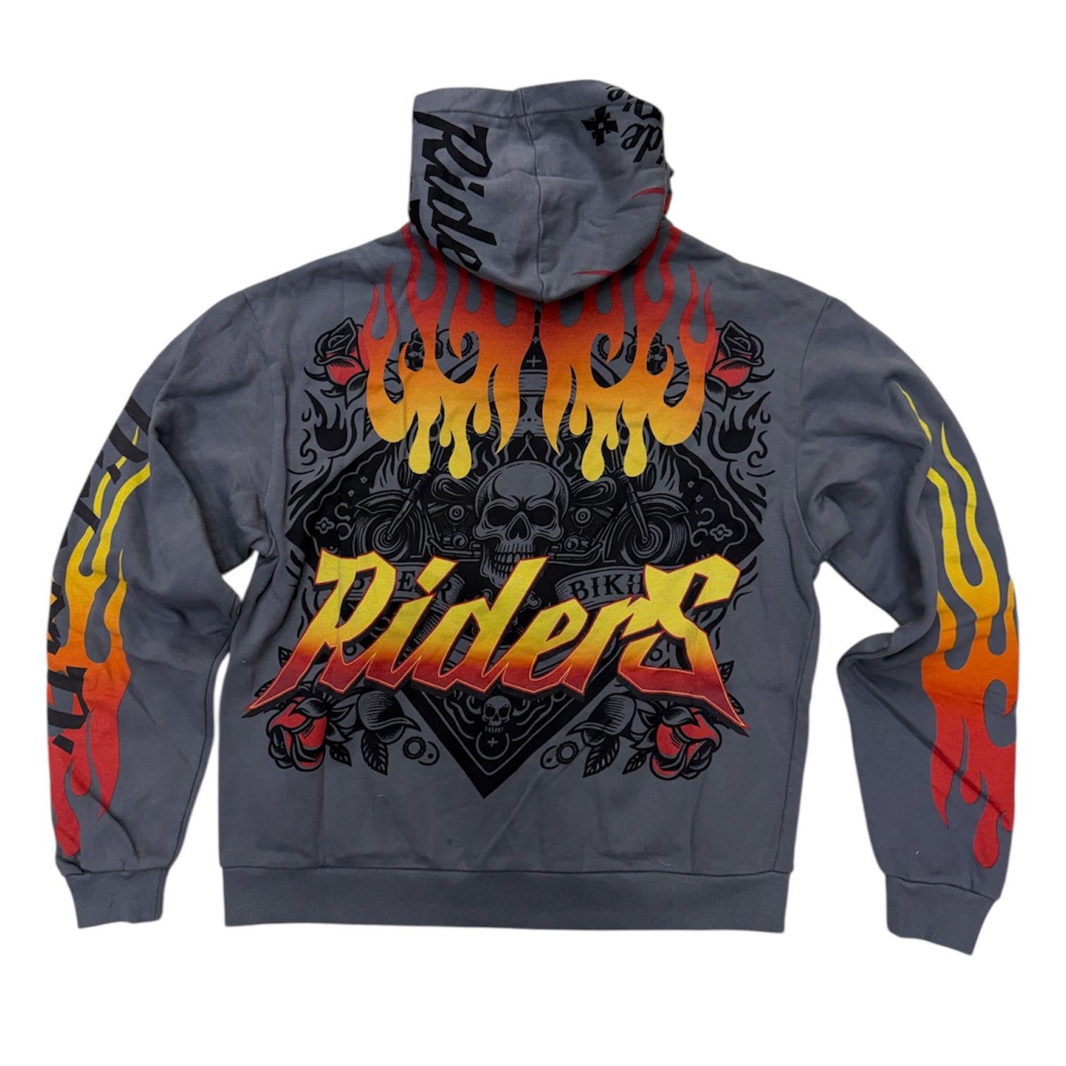 C.U.S. ELRADIAL スカジャン Stray - Riders Zip Hoodie - Grey - 1544