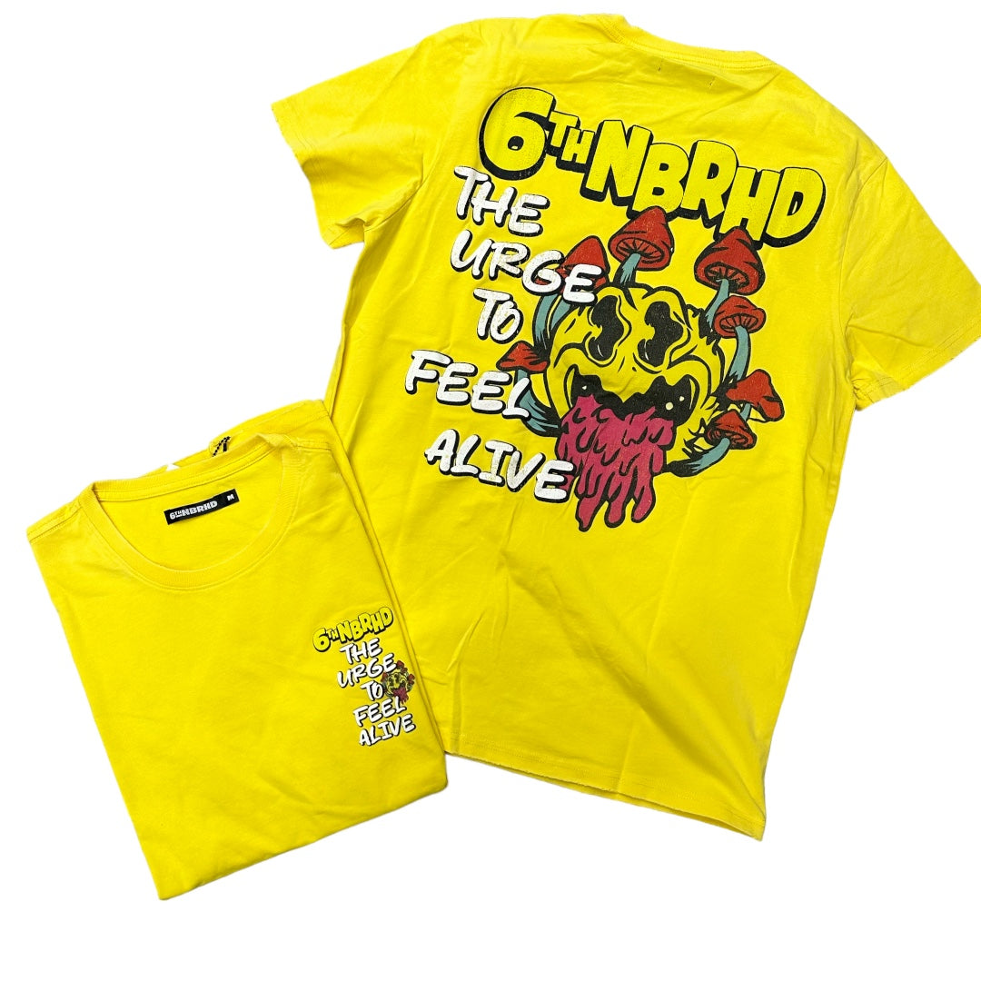 6TH NBHRD The Urge T-shirt Yellow 2604