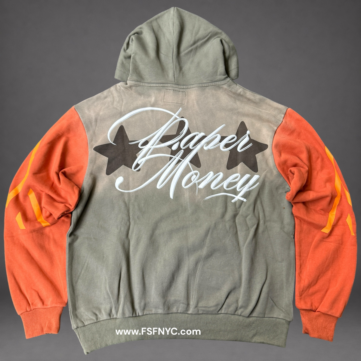 Paper Money - Multi Hoodie - Taupe