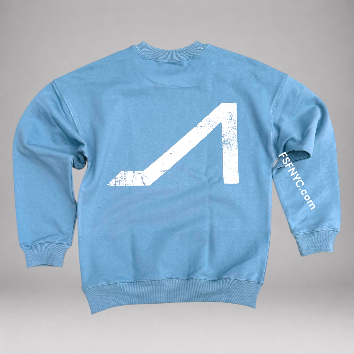 Apolinar - Paris Crew Sweatshirt - Dusty Blue -  1946