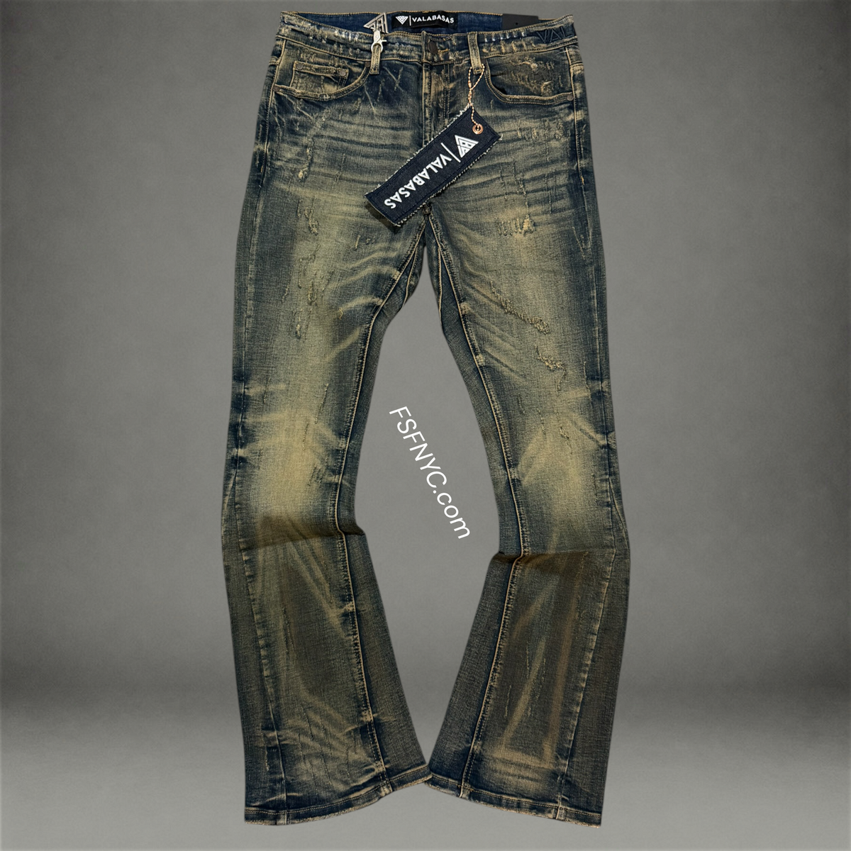 Valabasas - Outlawed Stacked Jeans - Vintage Blue - 1099