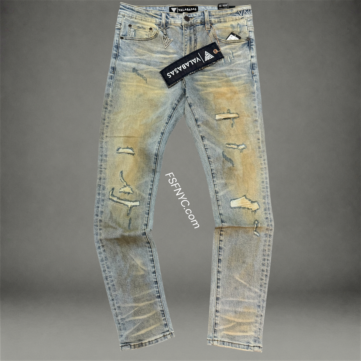 Valabasas - Valthorne Skinny Jeans - Dirty Blue - 1017