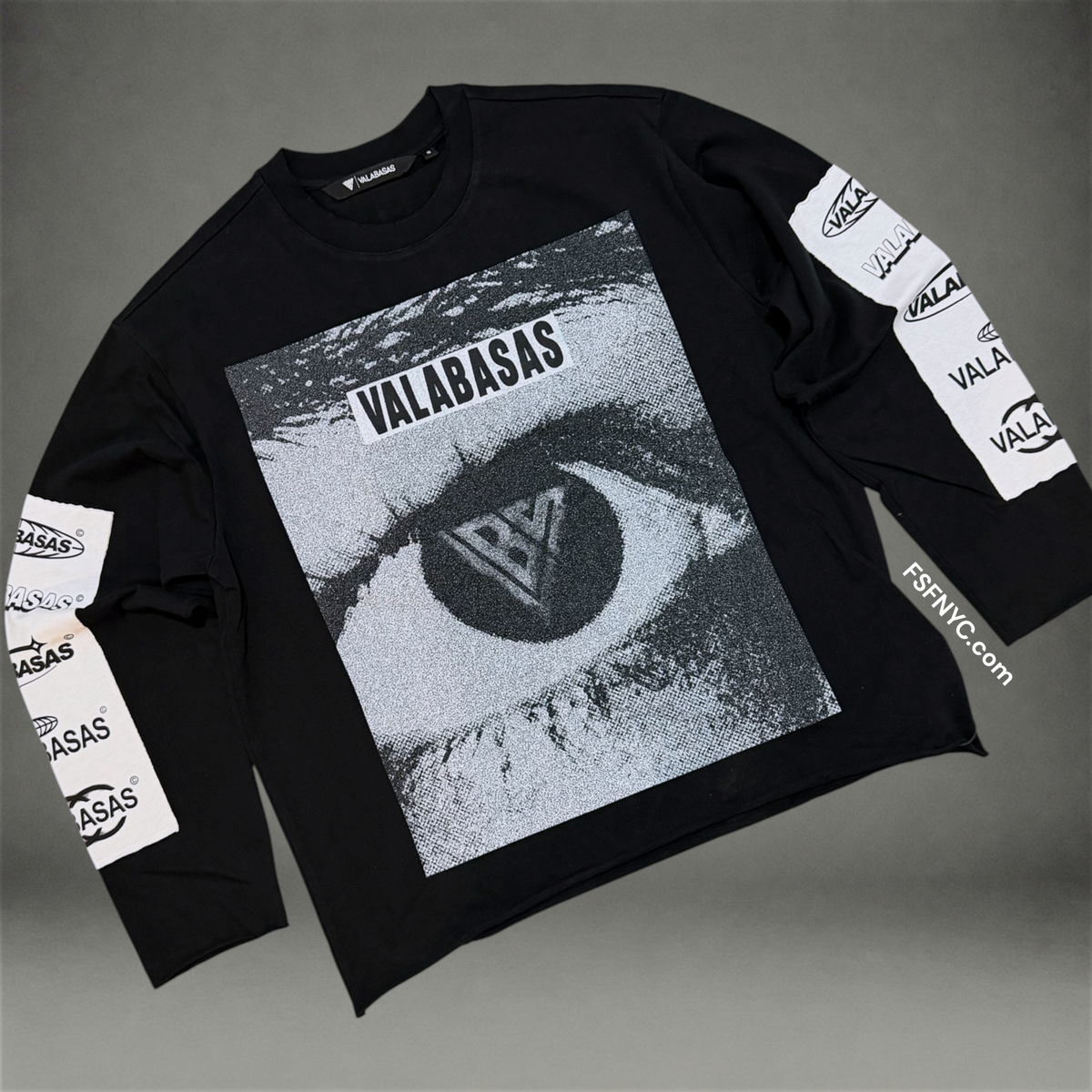 Valabasas - Optic Nerve L/S Top  - Vintage Black - 1015