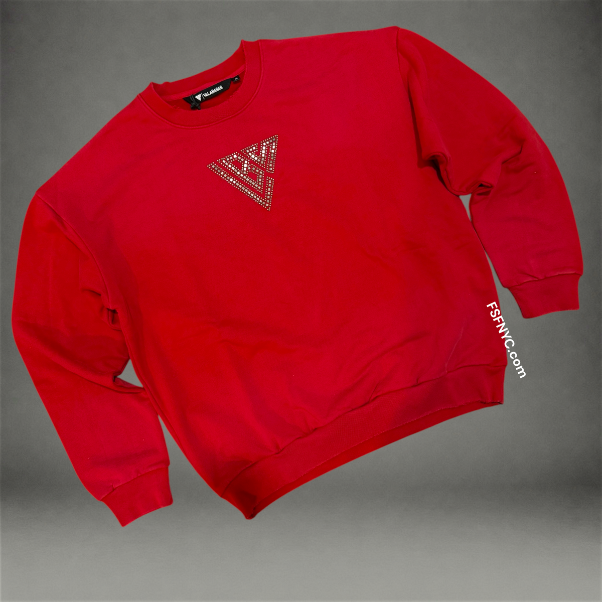 Valabasas - Grizzley  Crew sweatshirt - Red - 1010