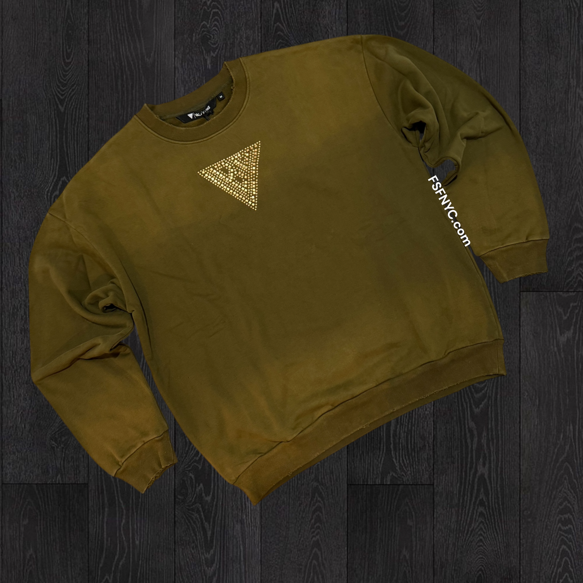 Valabasas - Grizzley  Crew Sweatshirt - Vintage Olive - 1010