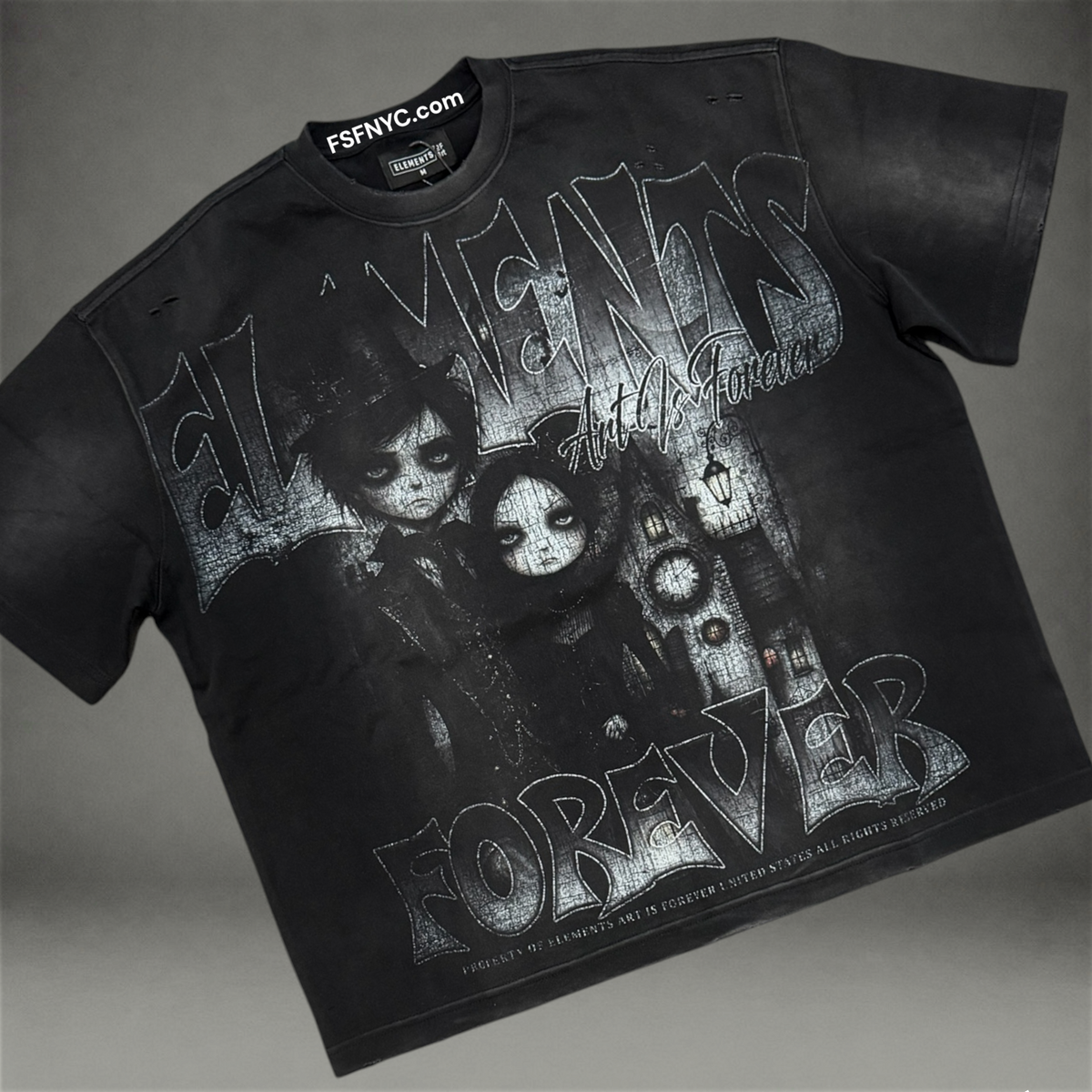 Elements of Art - Forever After Tee - Black - EA-FA