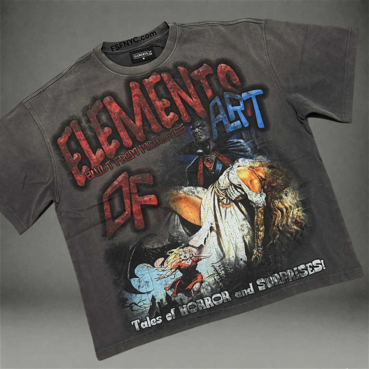 Elements of Art - Dracula Tee - Black - EA-DRA