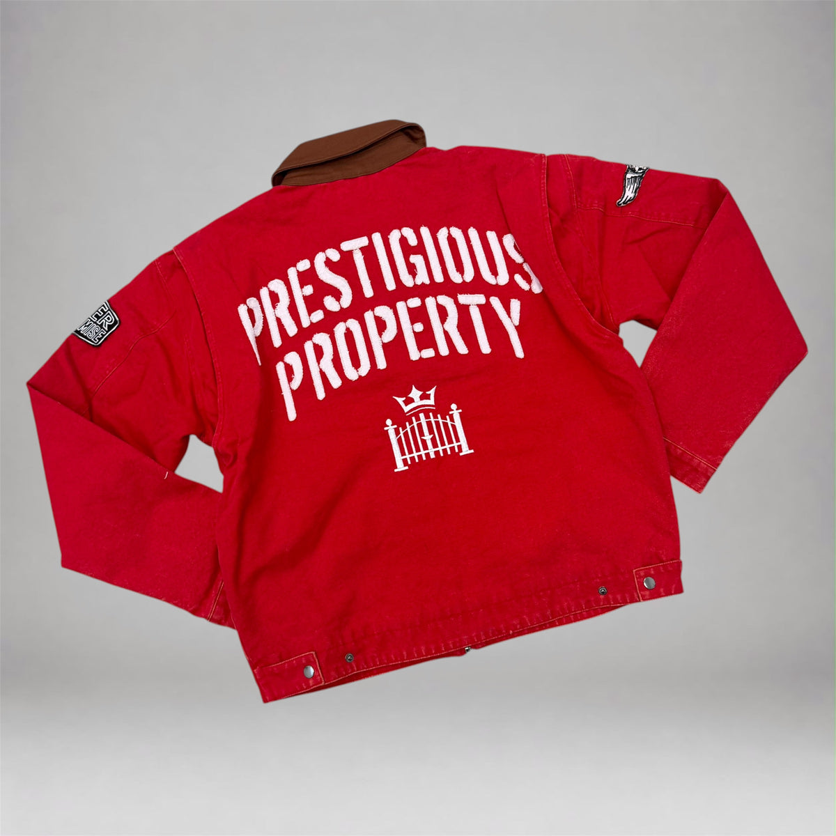 Property Canvas Patch Jacket - Red - 6203