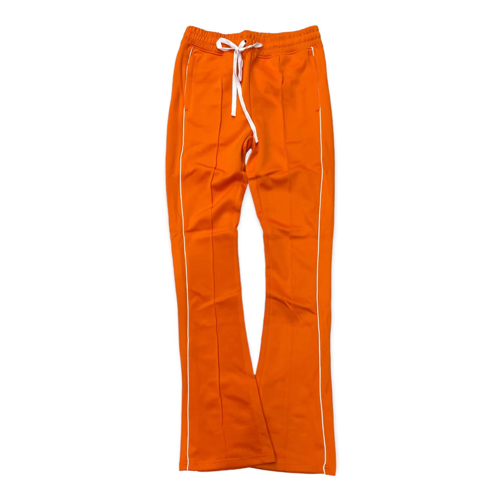 Rebel Stacked Flare Track  pants Orange  470 zi23