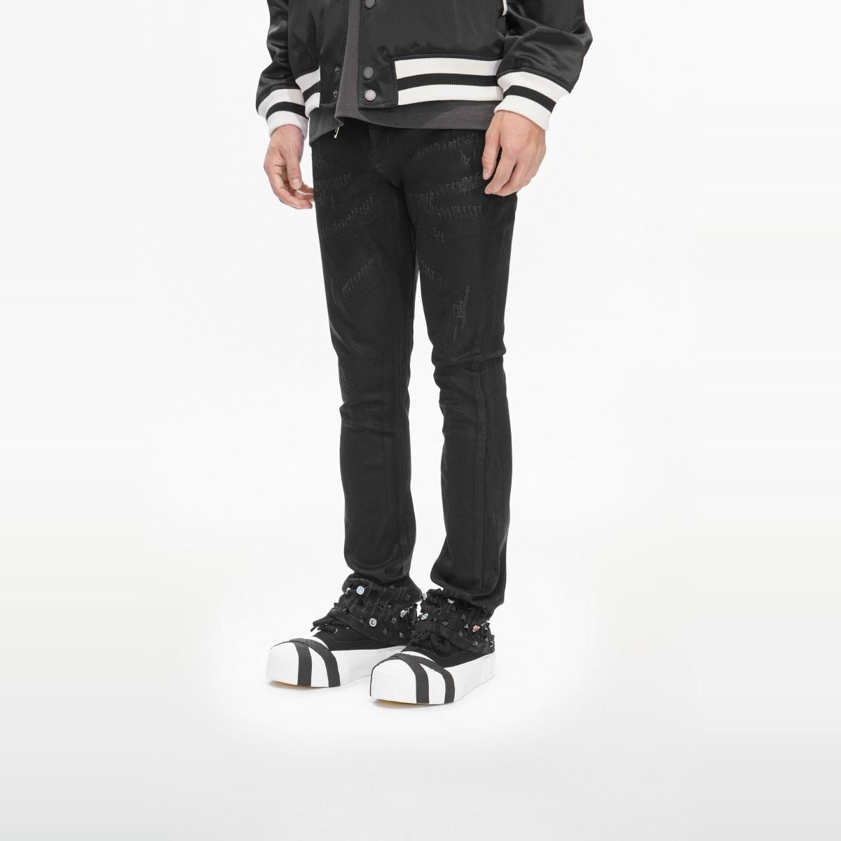Valabasas - Ion Stacked Denim - Black Waxed - 1058