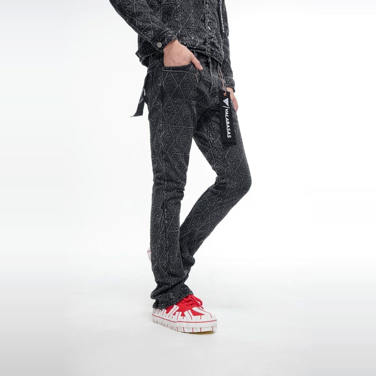 Valabasas - Lockjaw Stacked Denim - Black - 1096