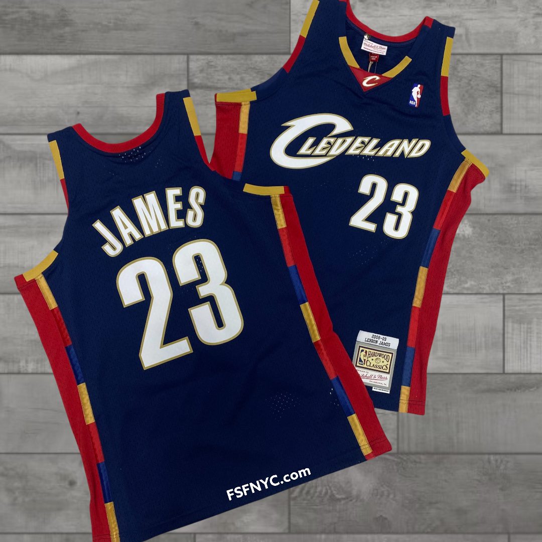 Mitchell&Ness NBA Swingman Jersey Cavs L.James Navy