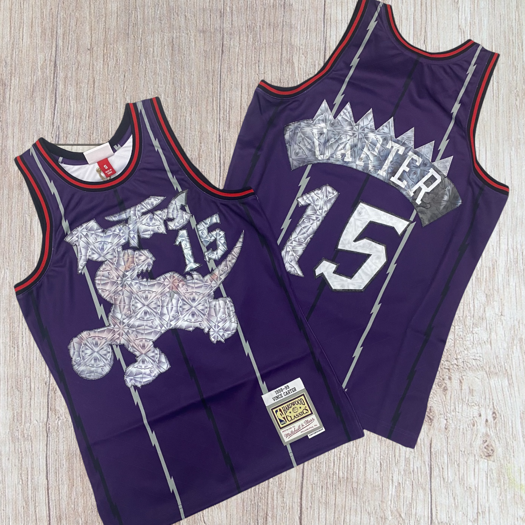 Mitchell&Ness Hologram 75h Anniversary Raptors V.Carter Purple zi