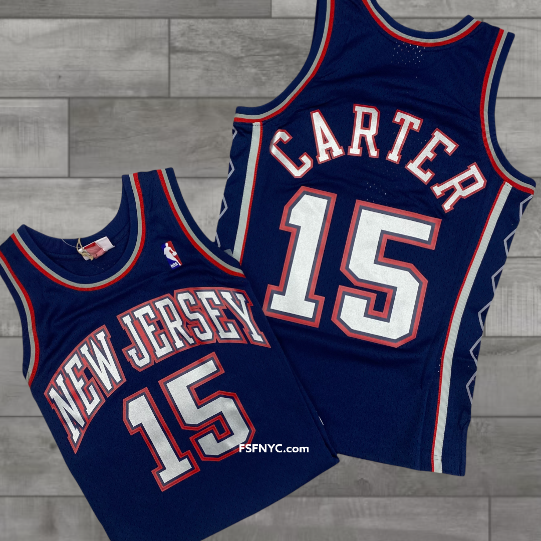 Mitchell&Ness NBA Swingman Jersey NJ Nets V.Carter 15 Navy zi