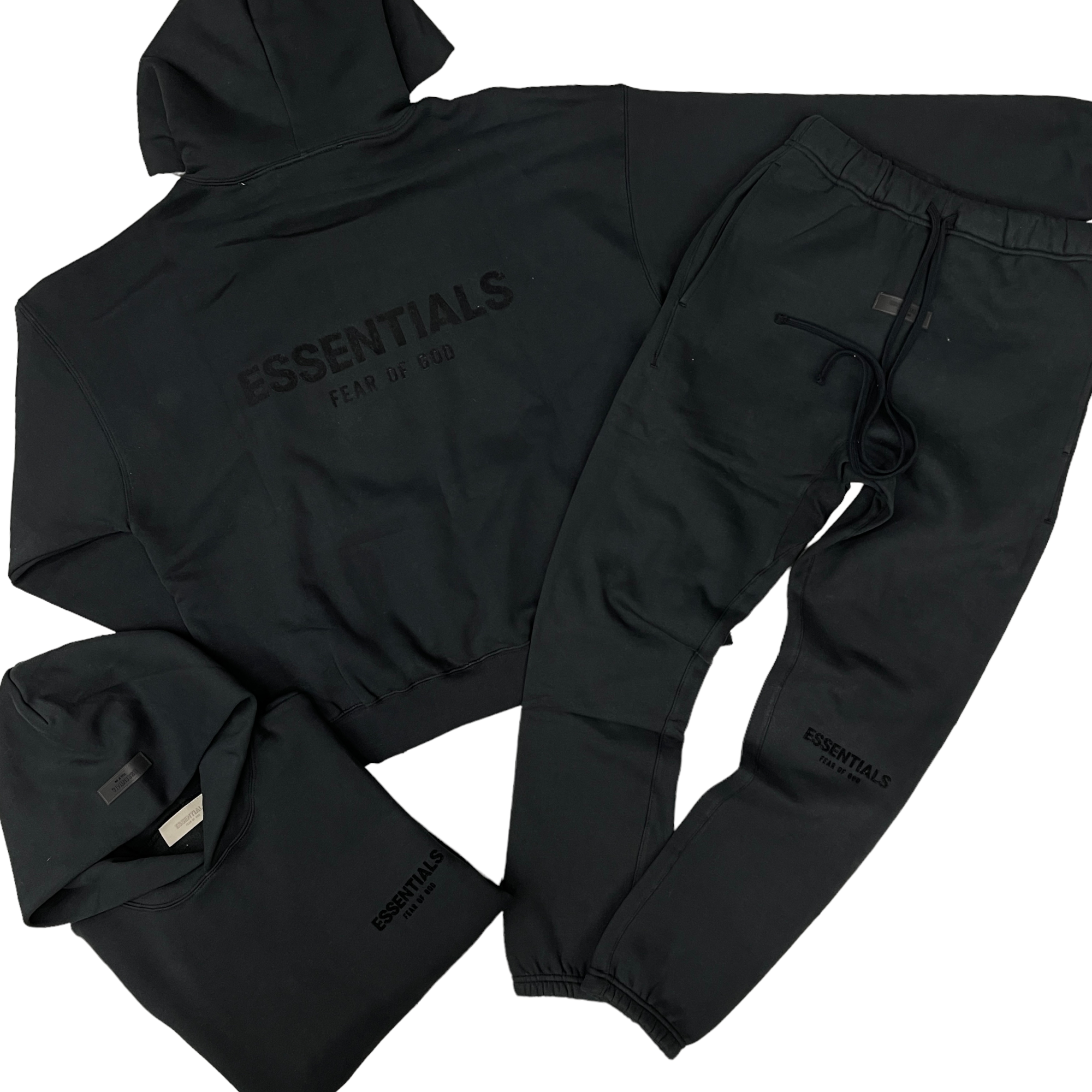 Essential small logo Classic Black Men Set