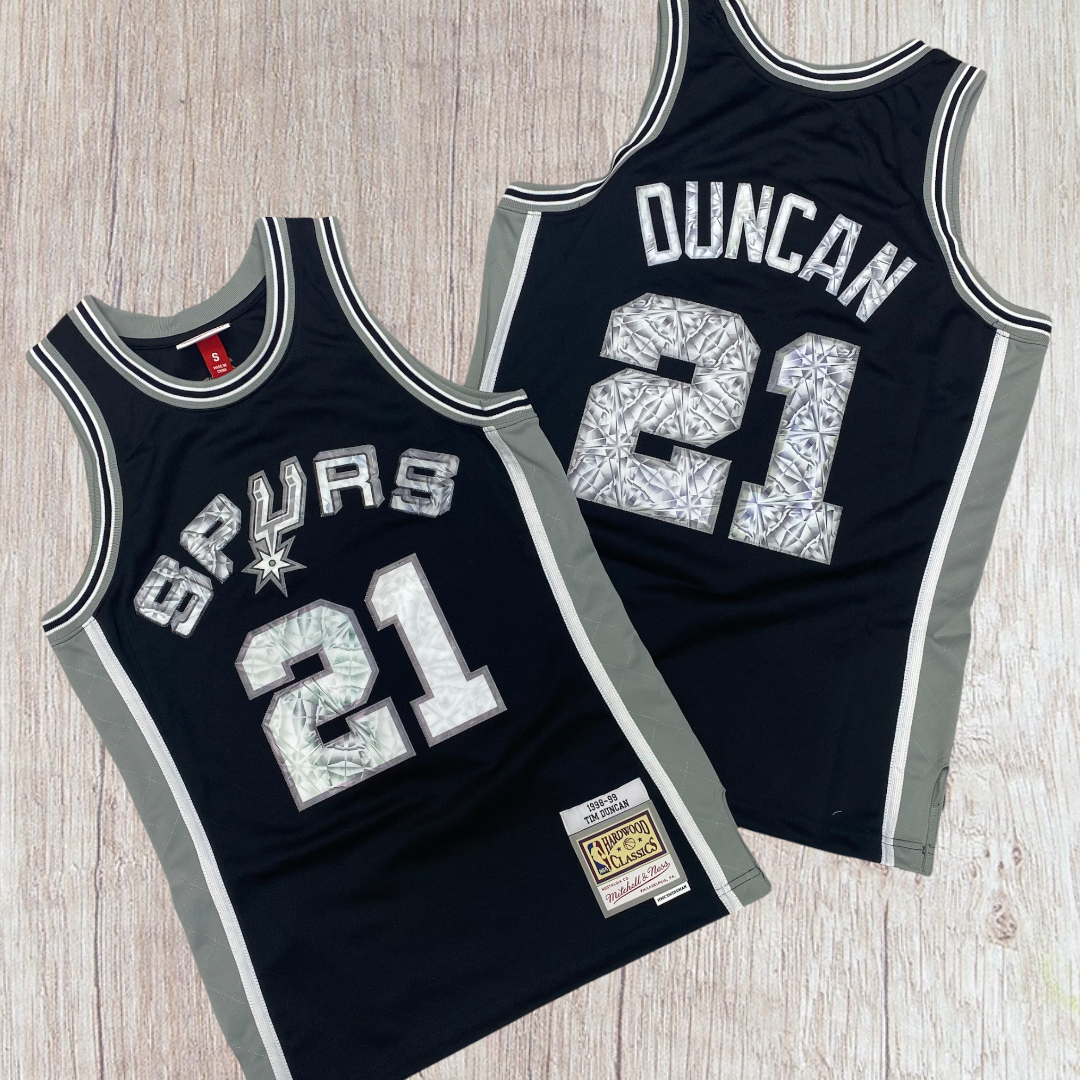 Mitchell&Ness Hologram 75h Anniversary Spurs T.Duncan Black zi