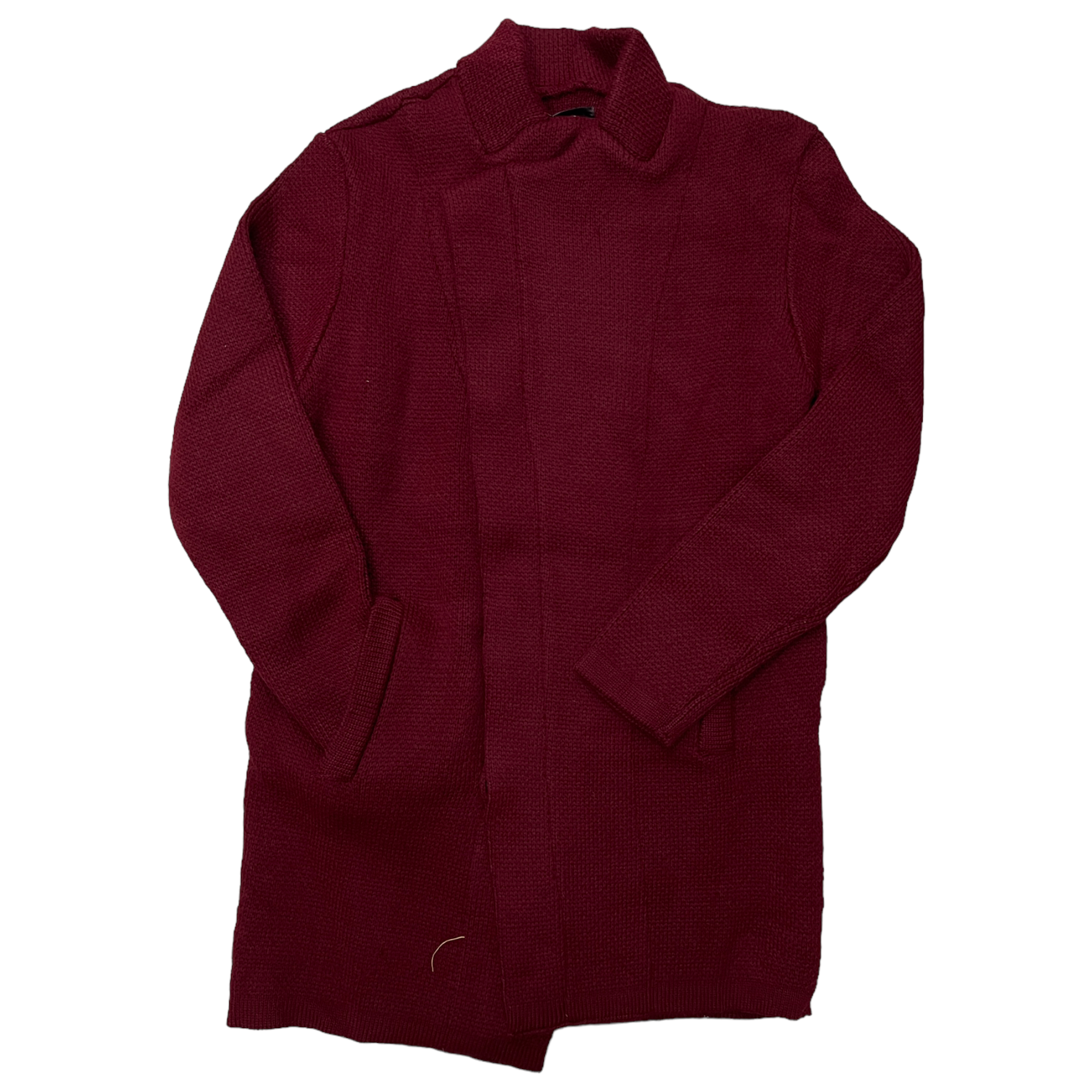 lcr knitted  cardigan sweater Burgundy 6695