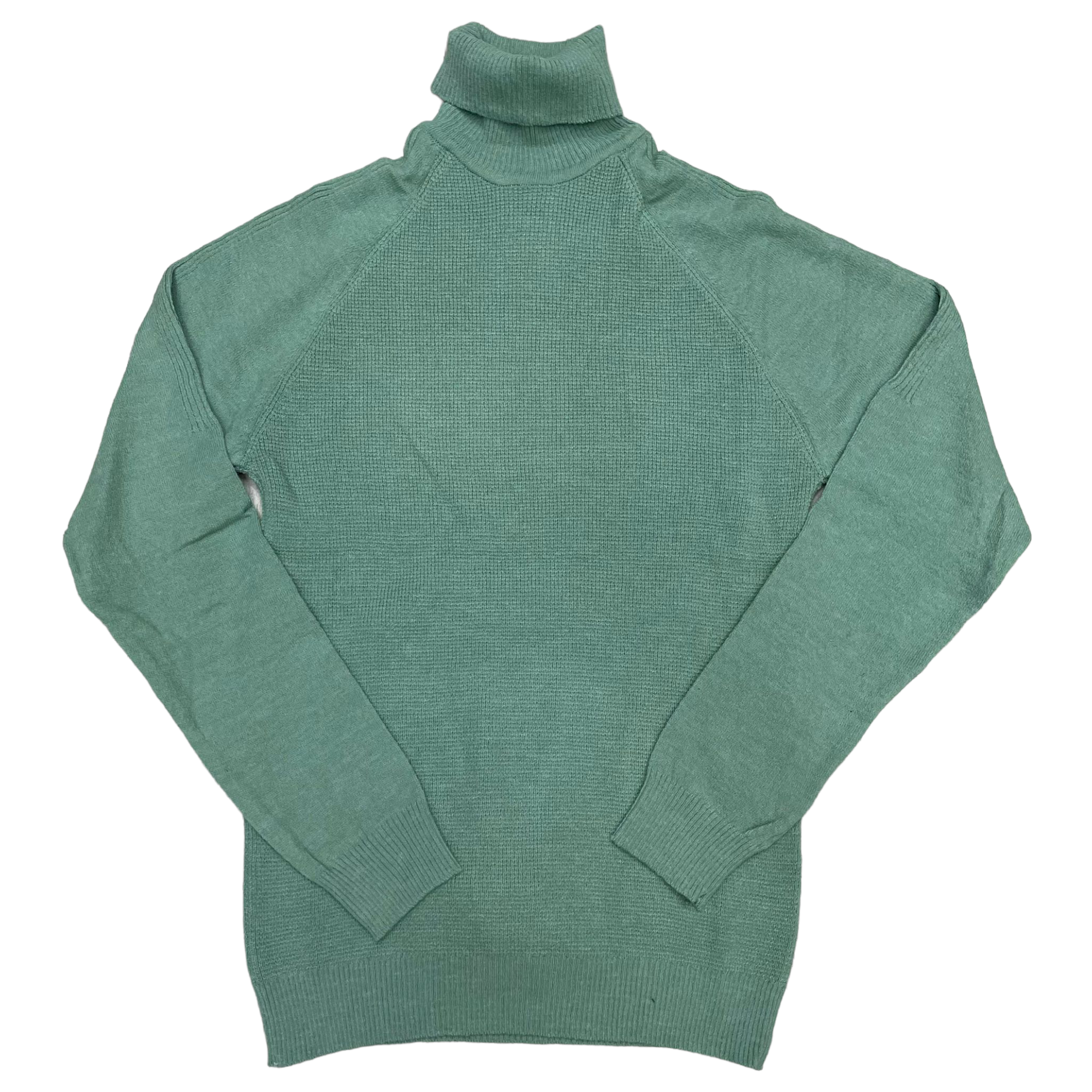 Ceca wafer Turtle Neck Sweater  Green 6835
