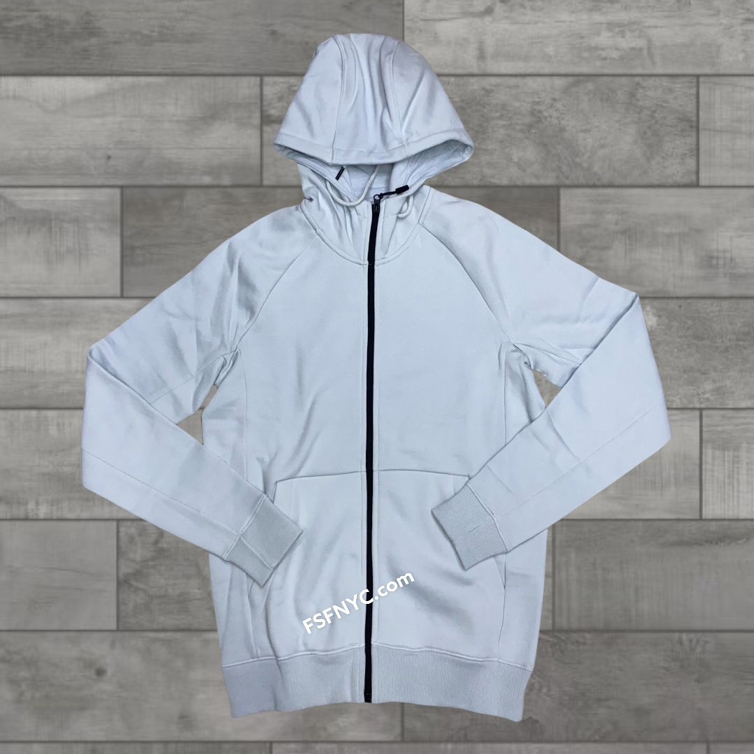 Jordan Craig Basic Fleece zip hood (ice blue )sky foam  8621h