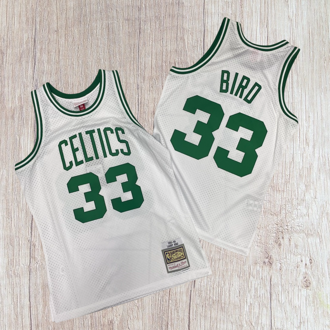 Mitchell&Ness NBA Swingman Celtics Larry Bird white zi